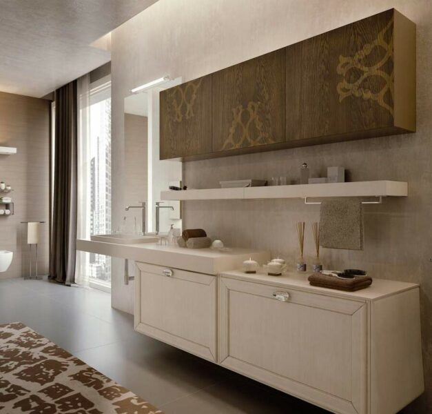 bagno taormina pennellato biancolatte opaco anta rovere sabbiato oliato titanio 04